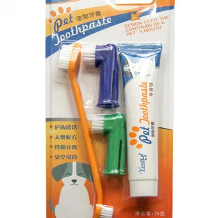 2 PCS Dog Teeth Cleaning Supplies – Toothpaste