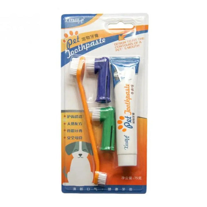 2 PCS Dog Teeth Cleaning Supplies – Toothpaste