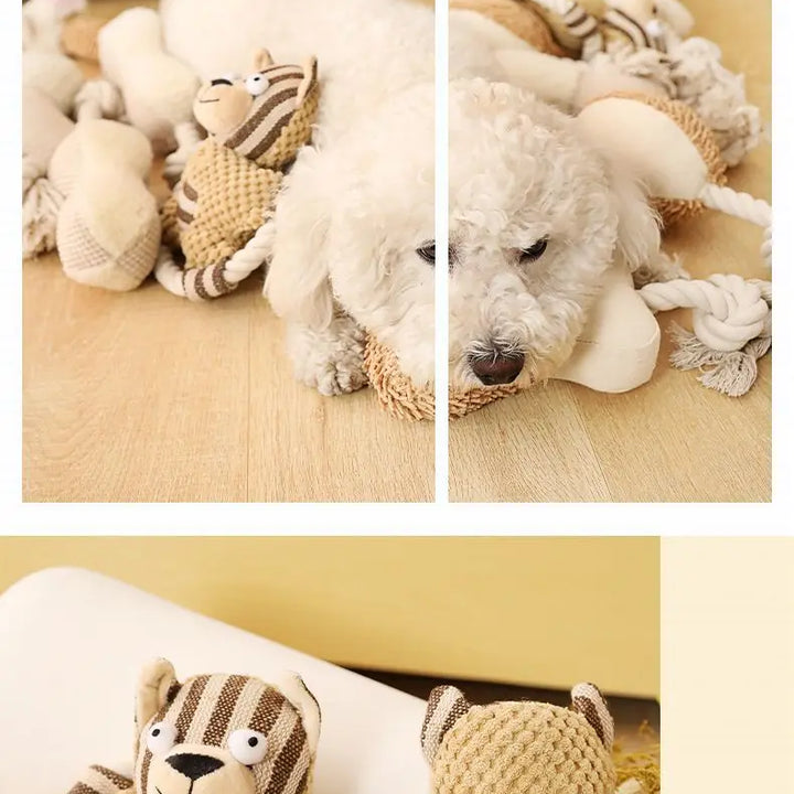 Pet Cotton Rope Toy for Dogs – Molar Teeth Cleaner