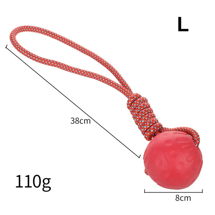 HOOPET Dog Toy Rubber Ball Bite Resistant Ball Toy