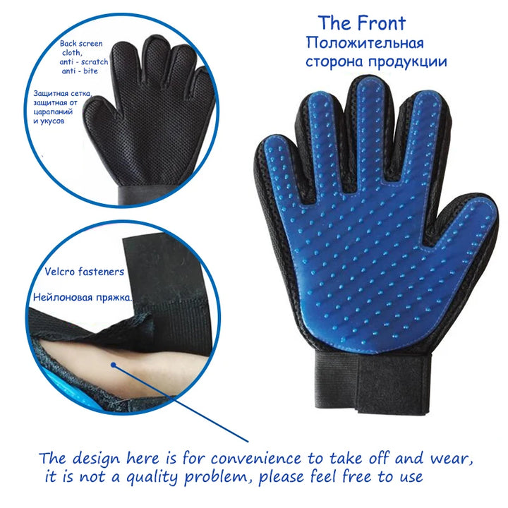 Pet Hair Glove Dog and Cat Comb Gloves