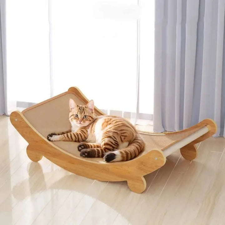 Detachable multifunctional wooden cat pads