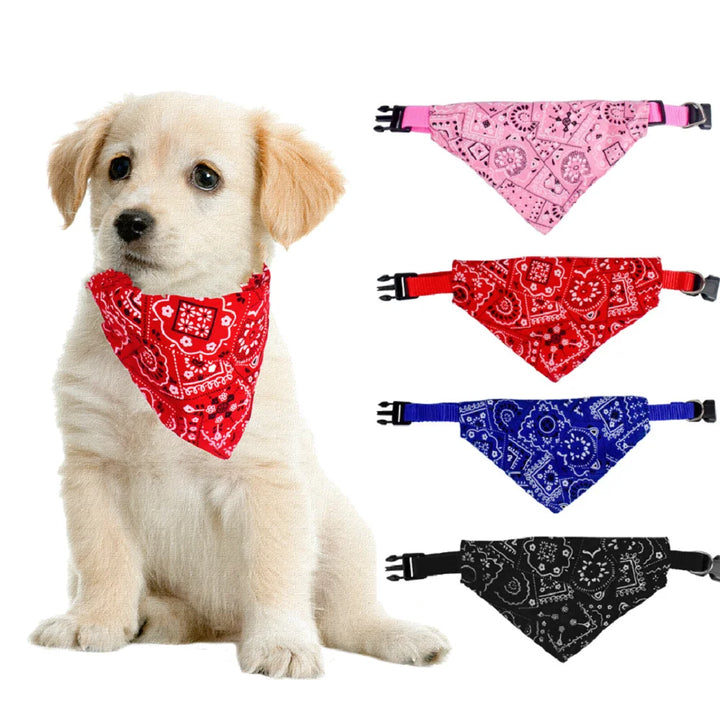 Pet Dog Puppy Cat Neck Scarf Bandana Collar