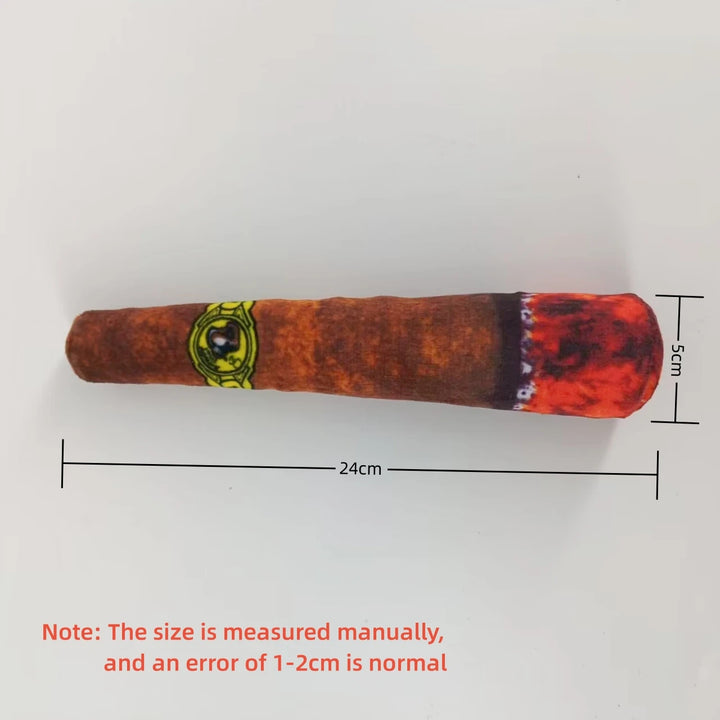 Indestructible Cigar Toy That Makes Noise –