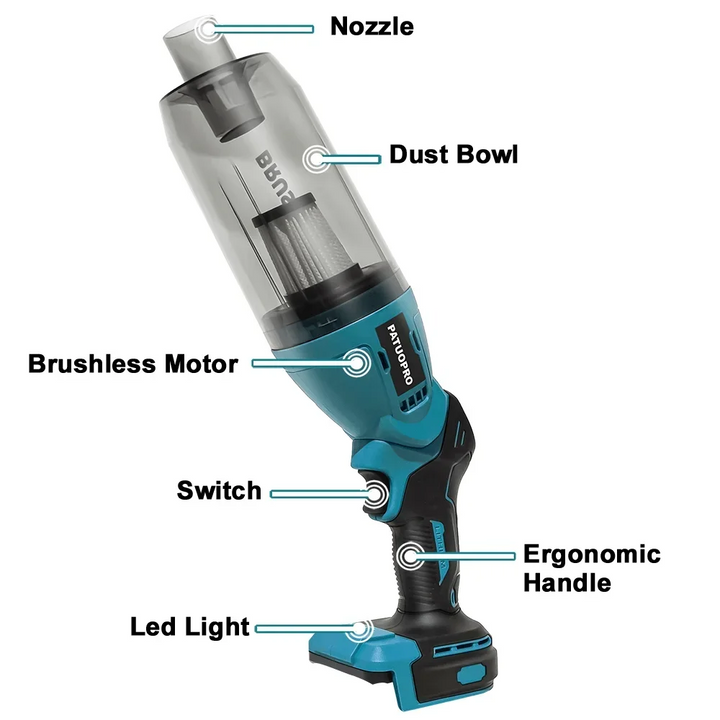 Cordless Brushless Electric Vacuum Cleaner – Cleaner