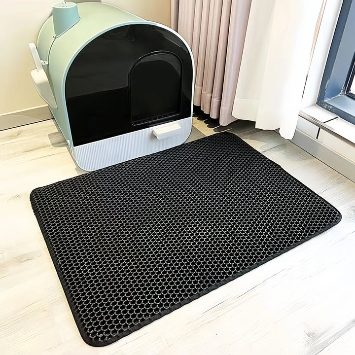 Large Size Cat Litter Mat Eva Waterproof Double Layerat Toilet Mat