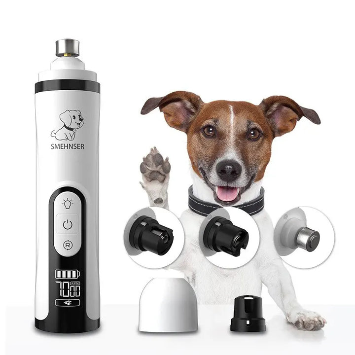 Electric Pet Nail Grinder – Nail Clipper with LED Light