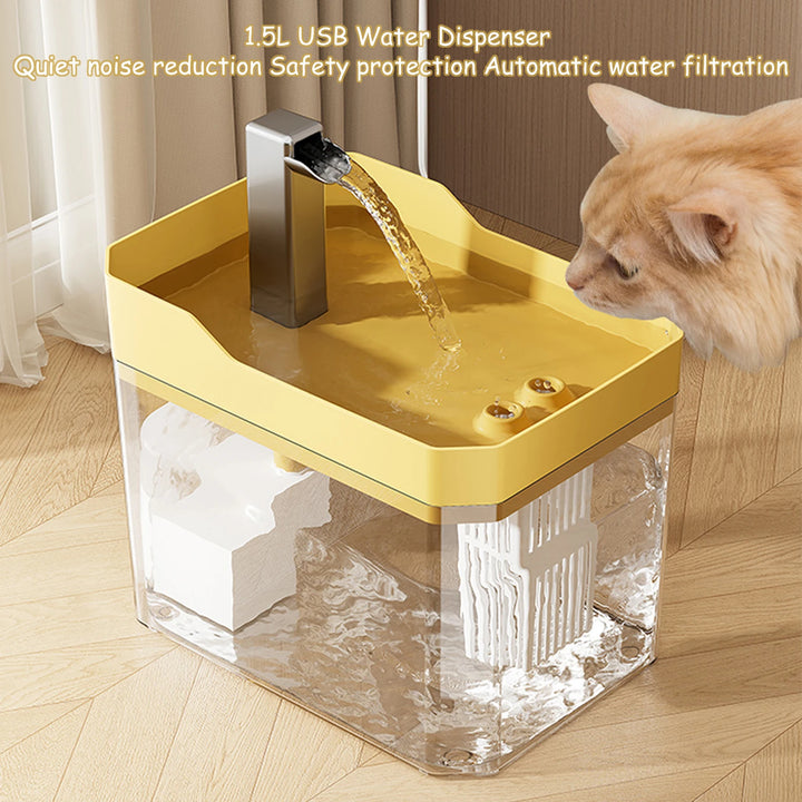 USB Cat Water Fountain with Pump – Water Filter