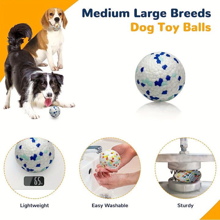 1pc Dog Toy Durable Crew Ball Pet Grinding Teeth Toy