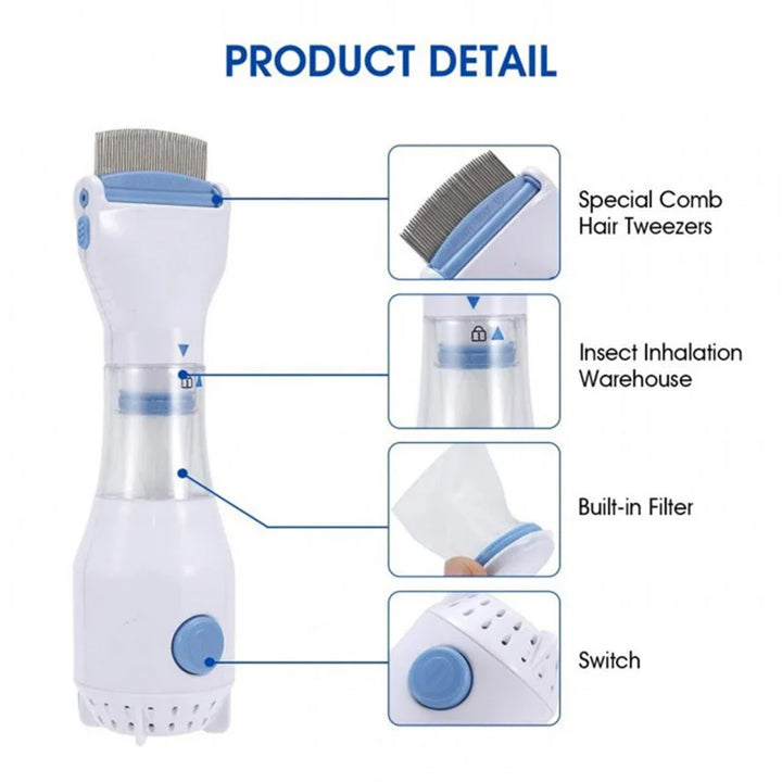 Electric Pet Lice Comb, Multifunctional Brush