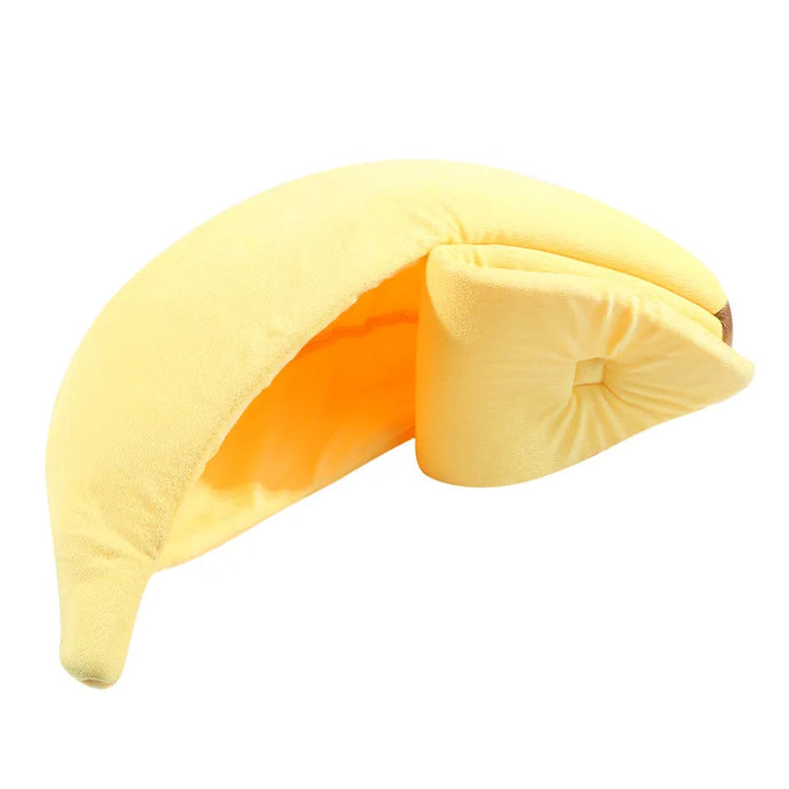 Banana Cat Bed Funny House Cute Cozy