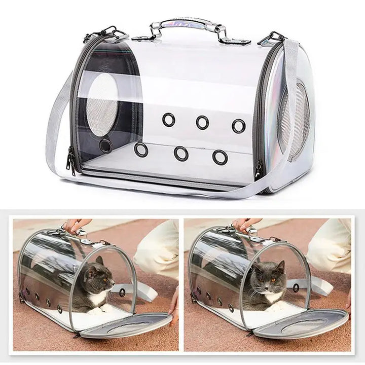 Transparent Pet Backpack – Breathable & Carrier