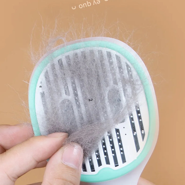 Pet Rounded Comb with UV Sterilization – USB Charging