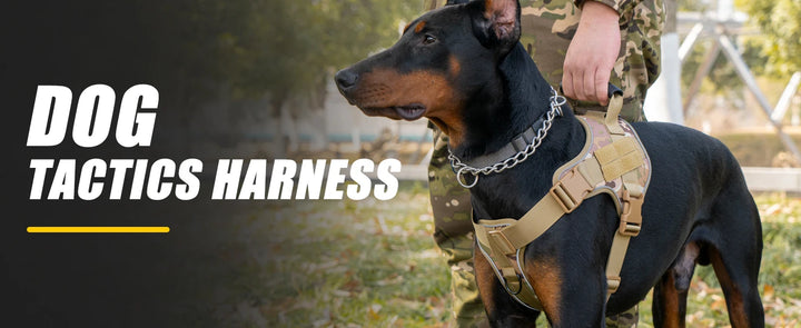 Tactical Dog Harness Pet Doberman Pinscher Vest