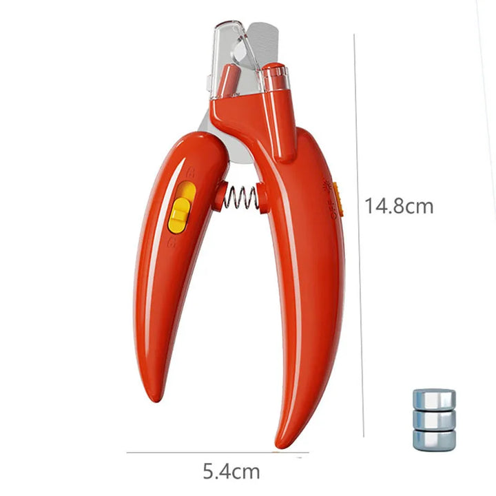 Professional Pet Nail Clipper with LED Light –