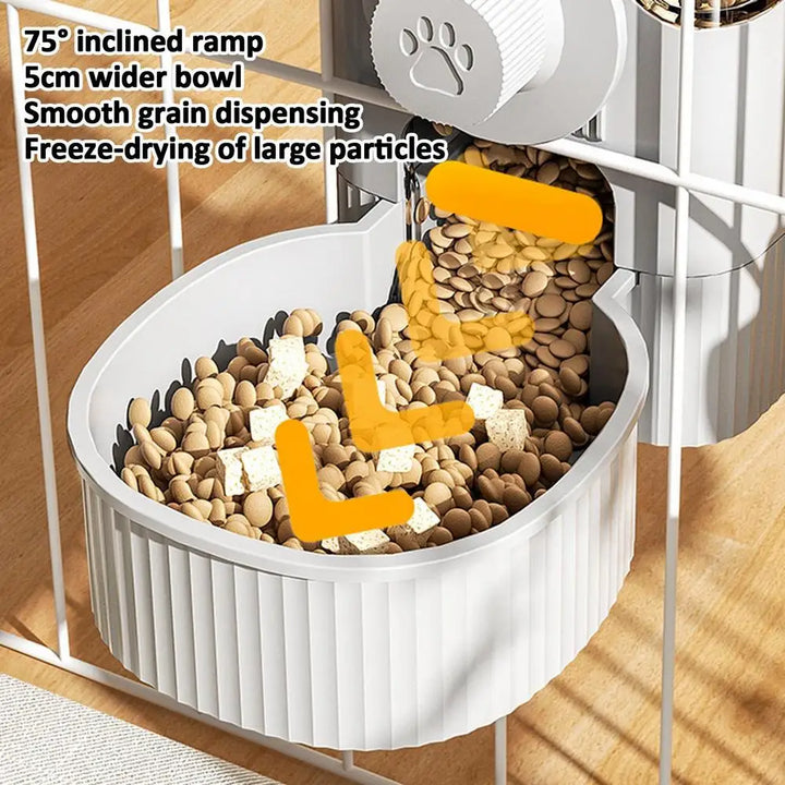 Hanging Cat Food Dispenser and Waterer – Feeder