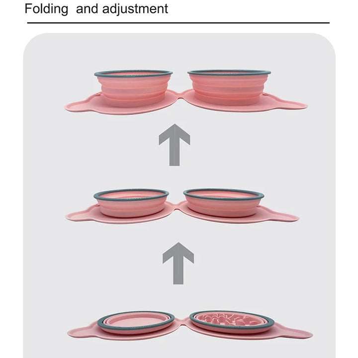 Collapsible Silicone Pet Bowls – Feeding Bowl