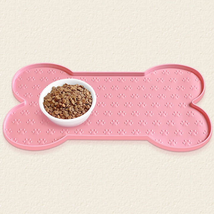 Pet Feeding Mat Silicone Dog Food Mat Anti-Slip And Waterproof Dog Bowl Mat,Thickened Dog And Cat Mat For Food And Water