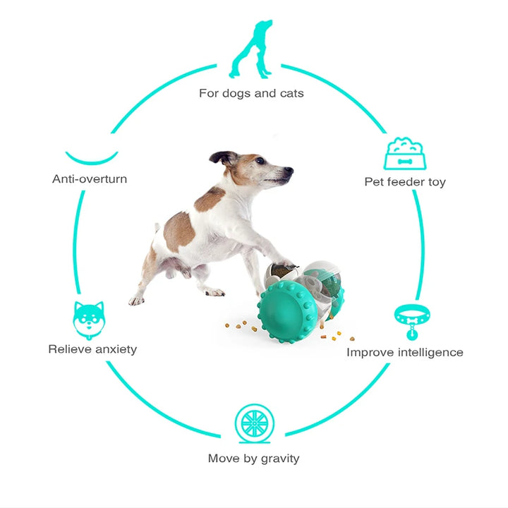 Leaking Dog Treat Toy – Interactive Slow Feeder