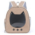 Pet Supplies Cat Carrier Bag PU Travel Backpack