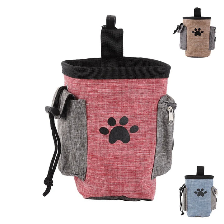 Dog Training Treat Pouch with Waist and Shoulder Strap