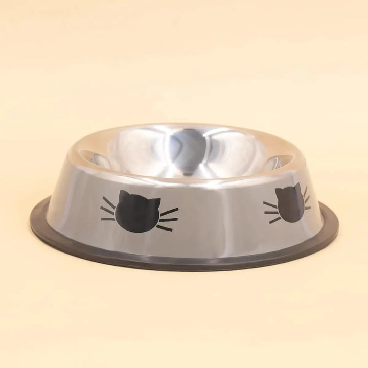 Supet Stainless Steel Non-Slip Pet Bowl - Durable