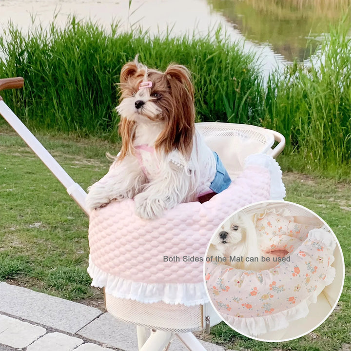 Cozy Cooling Mattress for Dog Stroller Carrier