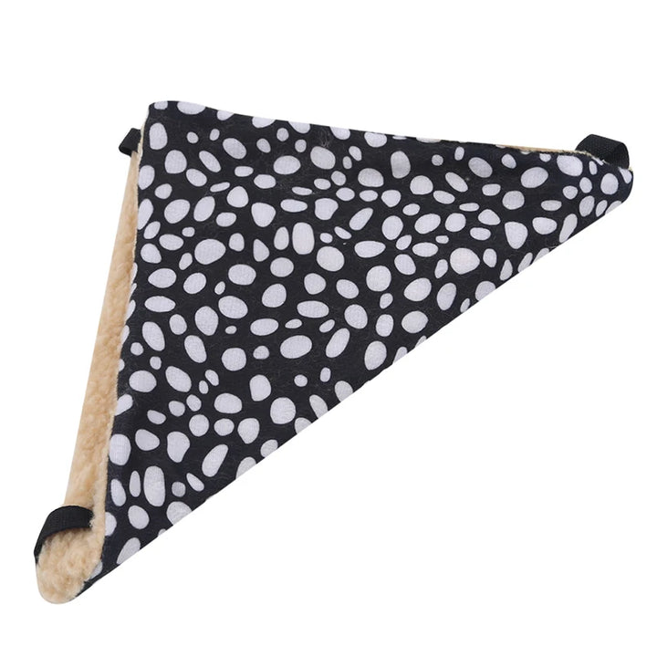 Hanging cat hammock with adjustable straps