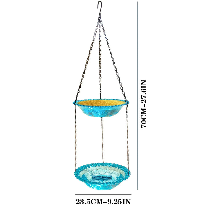 2024 New Double Layer Bird Feeder – Hanging Bird Feeder