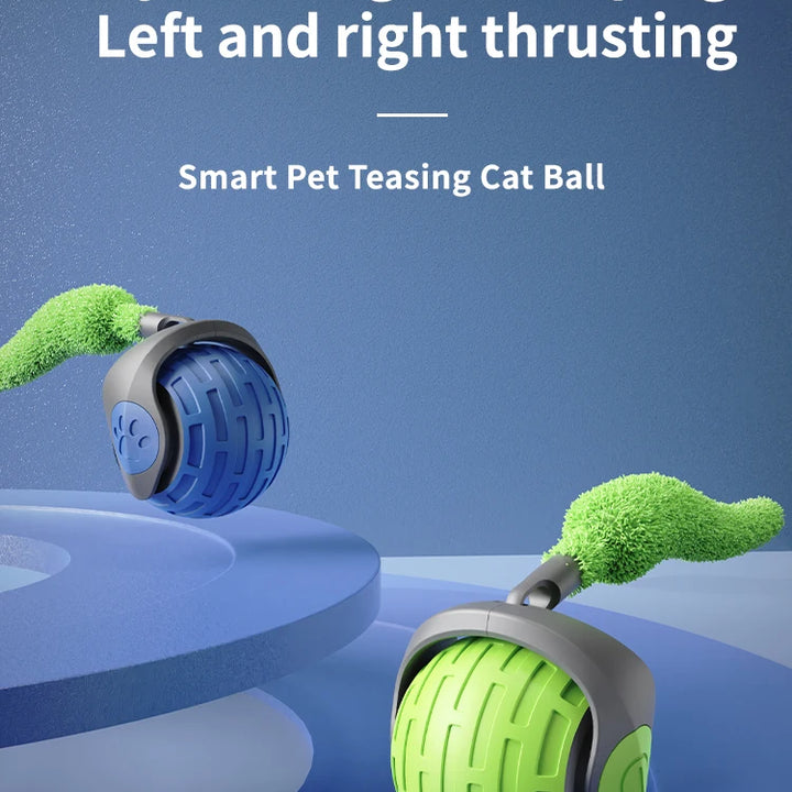 Interactive Rolling Cat Toy – Automatic Teasing Ball