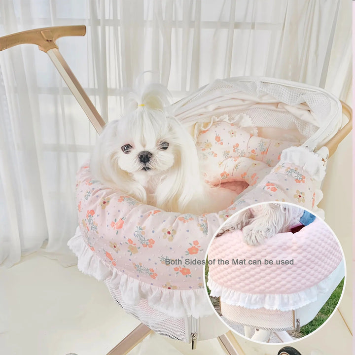 Cozy Cooling Mattress for Dog Stroller Carrier