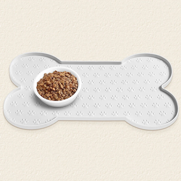 Pet Feeding Mat Silicone Dog Food Mat Anti-Slip And Waterproof Dog Bowl Mat,Thickened Dog And Cat Mat For Food And Water