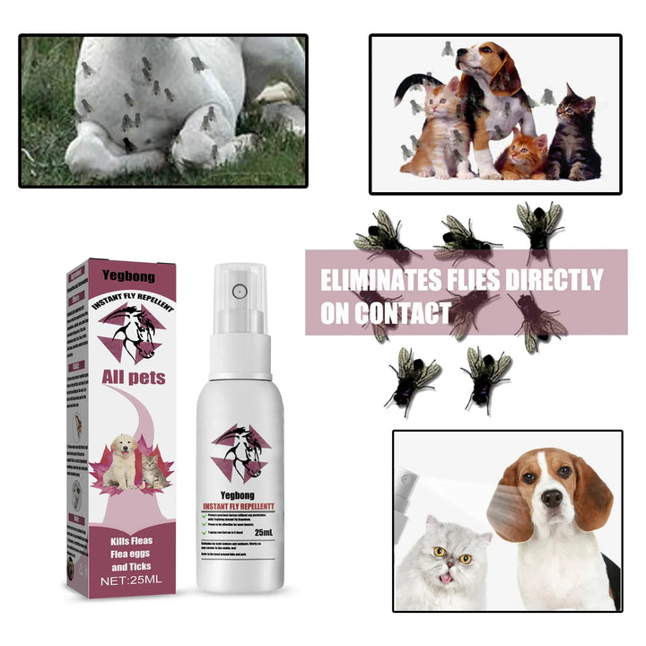 Pet Fur Flea & Tick Spray for Dogs and Cats