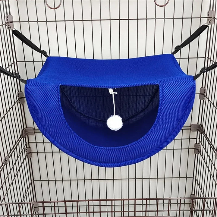 Cat Hammock Pet Cage Bed Breathable Mesh