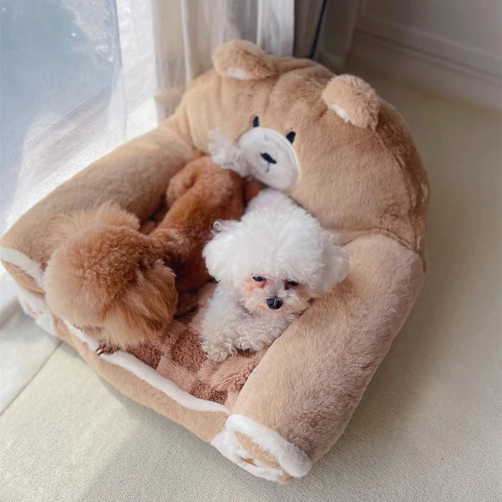 Fleece Pet Bed for Dogs - Cozy and Practical Sofa 🐾