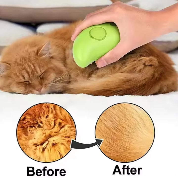 3 in 1 Pet Cat Steamy Comb Dog Cat Kitten