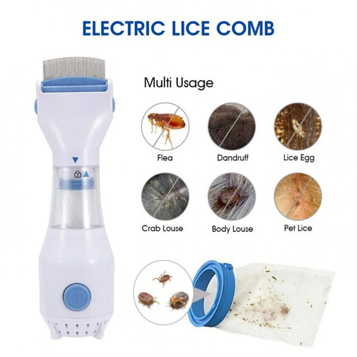 Electric Pet Lice Comb, Multifunctional Brush