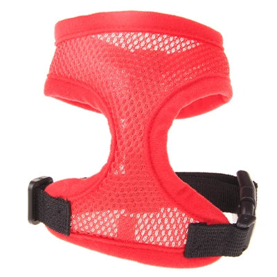 Pets Dog Harness For Small Dogs Cats No Pull Breathable Mesh Chest Strap Safety Dog Harness Vest Adjustable Collar Breast-Band