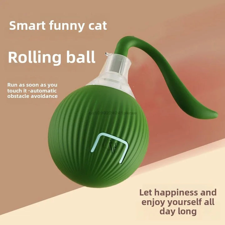 Interactive Cat Toy Ball - Automatic Rolling Ball