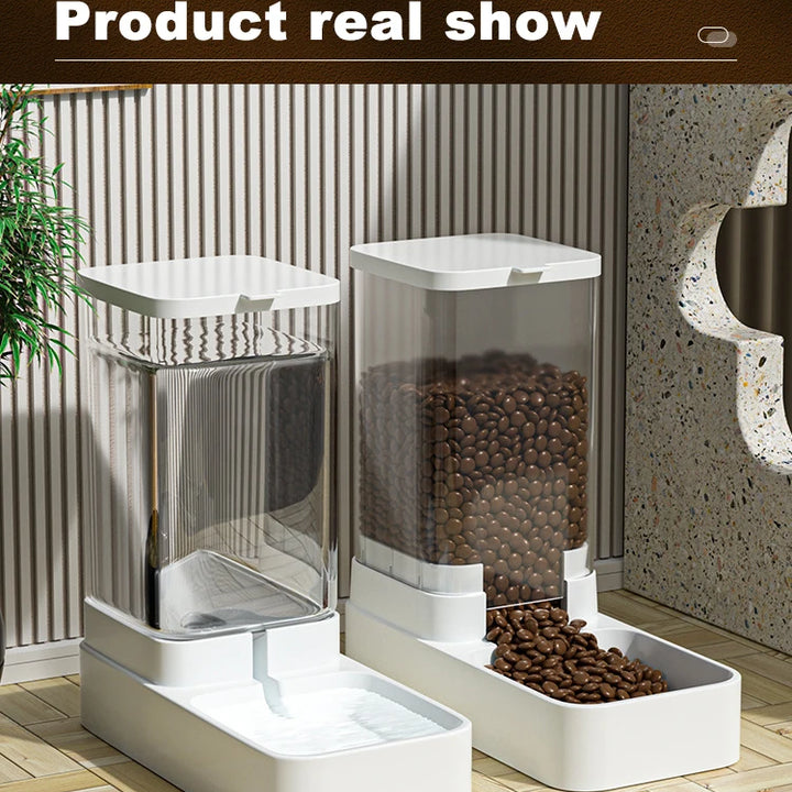 Automatic Cat Feeder and Water Dispenser