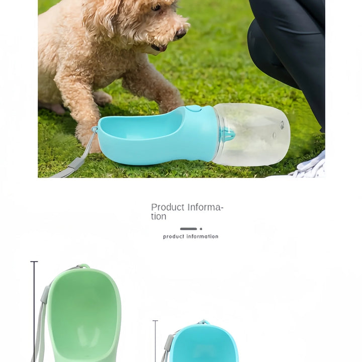 550ml Portable Dog Water Bottle – Foldable