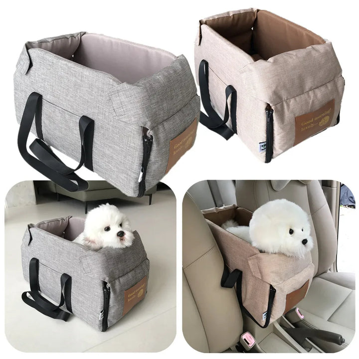 Portable Dog Car Seat – Safe and Cozy Travel Carrier