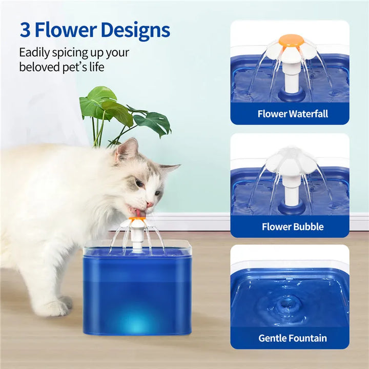 2L Automatic Water Fountain for Dogs and Cats