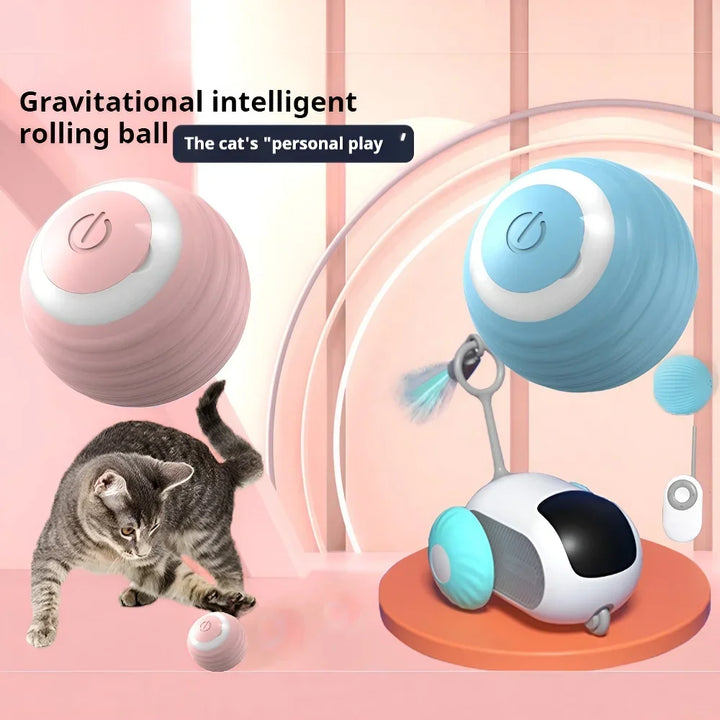 Smart Interactive Cat Ball - Electronic Rolling Toy