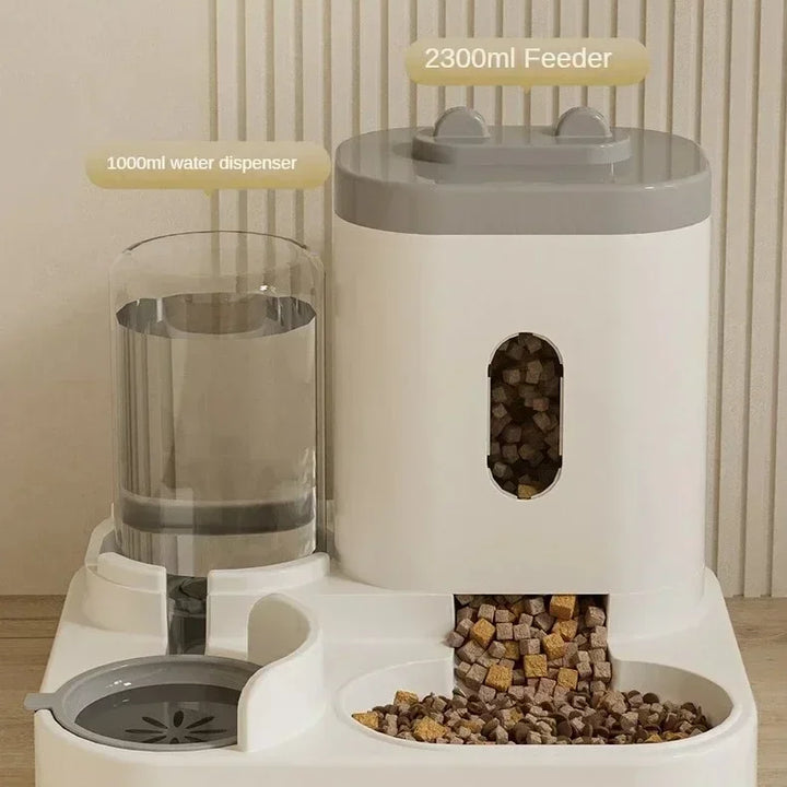 Automatic Feeder Food Bowl with Water Fountain