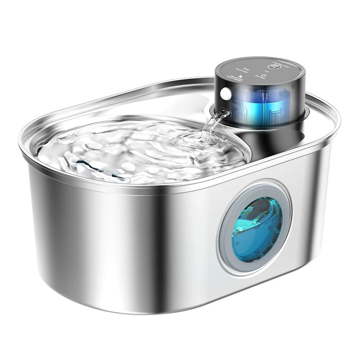 Wireless Stainless Steel Pet Water Fountain Automatic