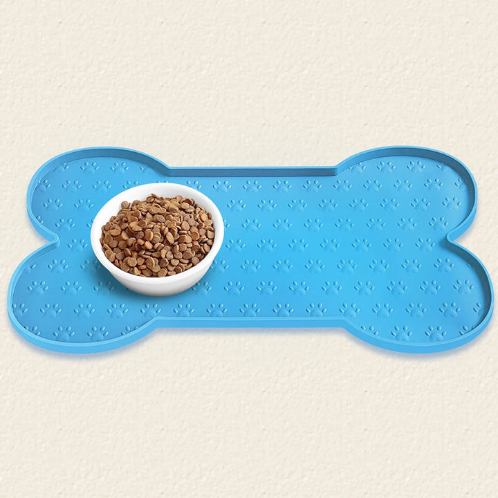 Pet Feeding Mat Silicone Dog Food Mat Anti-Slip And Waterproof Dog Bowl Mat,Thickened Dog And Cat Mat For Food And Water