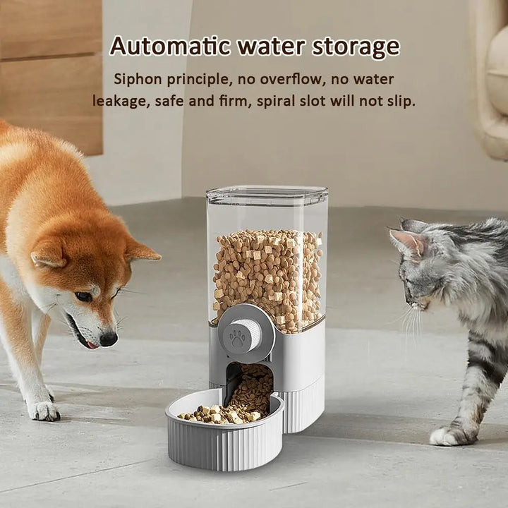 Hanging Cat Food Dispenser and Waterer – Feeder