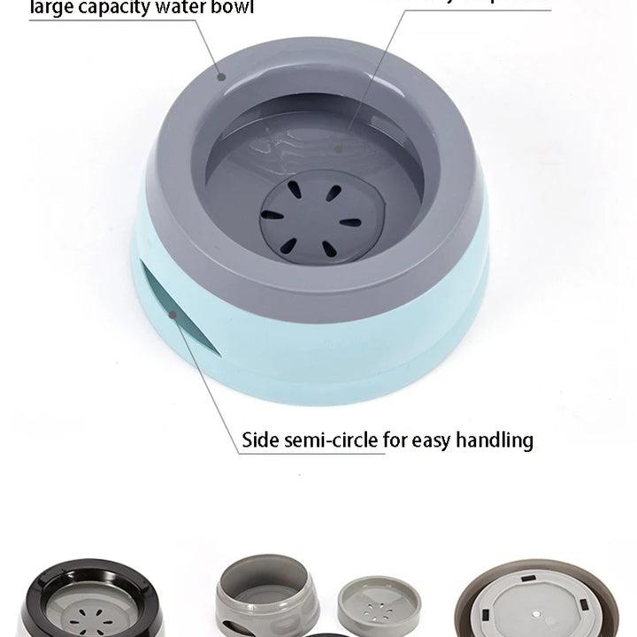 Pet Dog Bowls Floating Cat Bowl Does Not Wet