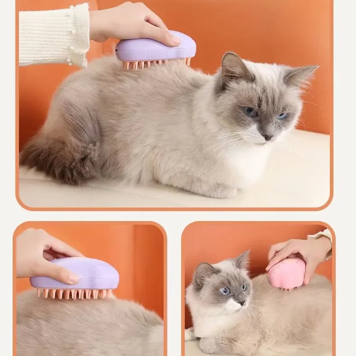 3 in 1 Cat Comb Electric Brush Cat Spray Steam